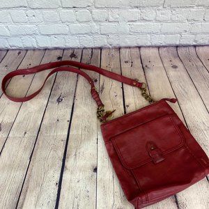 Relic Faux Leather Crossbody Bag Purse Red